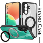 For Samsung Galaxy F70 Pro 5G Back Cover Case (Kick Stand Ring Holder | Life time Anti Yellow | Camera Protection)