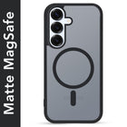 For Samsung Galaxy S25 Plus Matte Finish Back Case Cover (MagSafe Compatible | Translucent Soft Touch | Slim and Unbreakable)