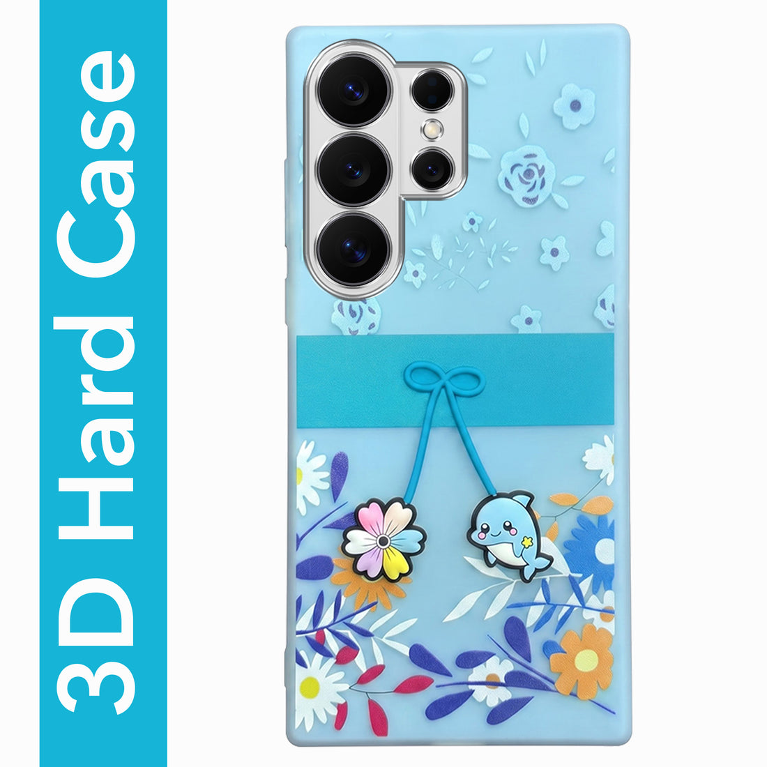 For Samsung Galaxy S26 Ultra Back Cover Case (3D Cute Cartoons | Hard Back Side Soft | Matte Premium Finish | HD Printing)