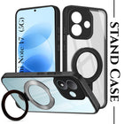 For Redmi Note 17 5G Back Cover Case (Kick Stand Ring Holder | Life time Anti Yellow | Camera Protection)