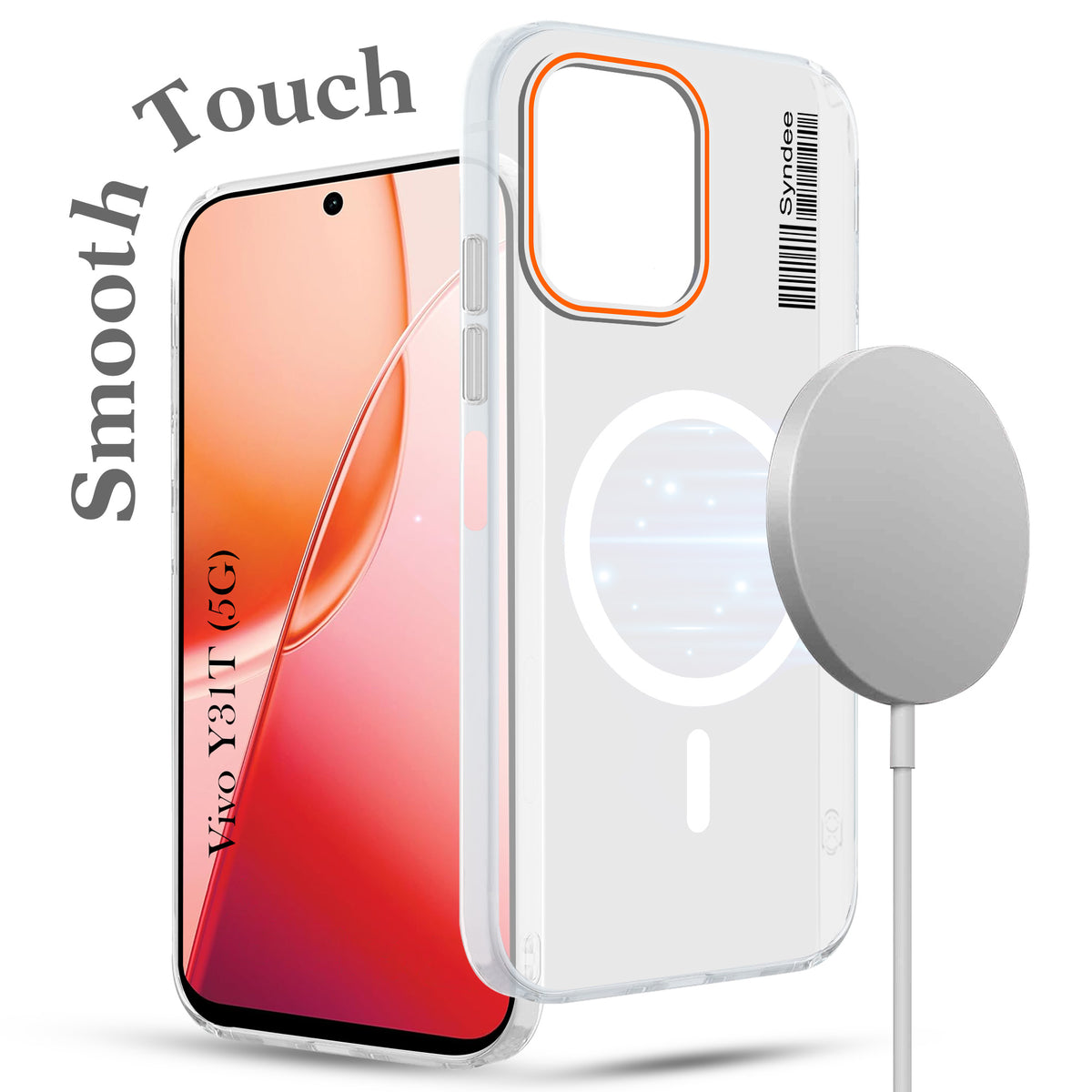 For Vivo Y31T 5G Back Cover Case (Soft Touch | Camera Bump Protection | MagSafe Compatible | Matte Finish)
