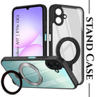 For Samsung Galaxy A07 5G | F70e 5G Back Cover Case (Kick Stand Ring Holder | Life time Anti Yellow | Camera Protection)
