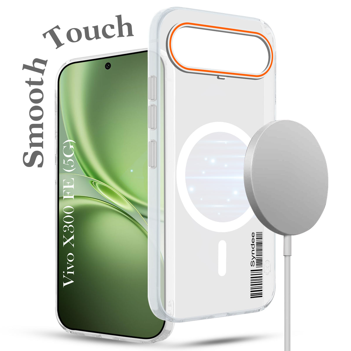 For Vivo X300 FE Back Cover Case (Soft Touch | Camera Bump Protection | MagSafe Compatible | Matte Finish)