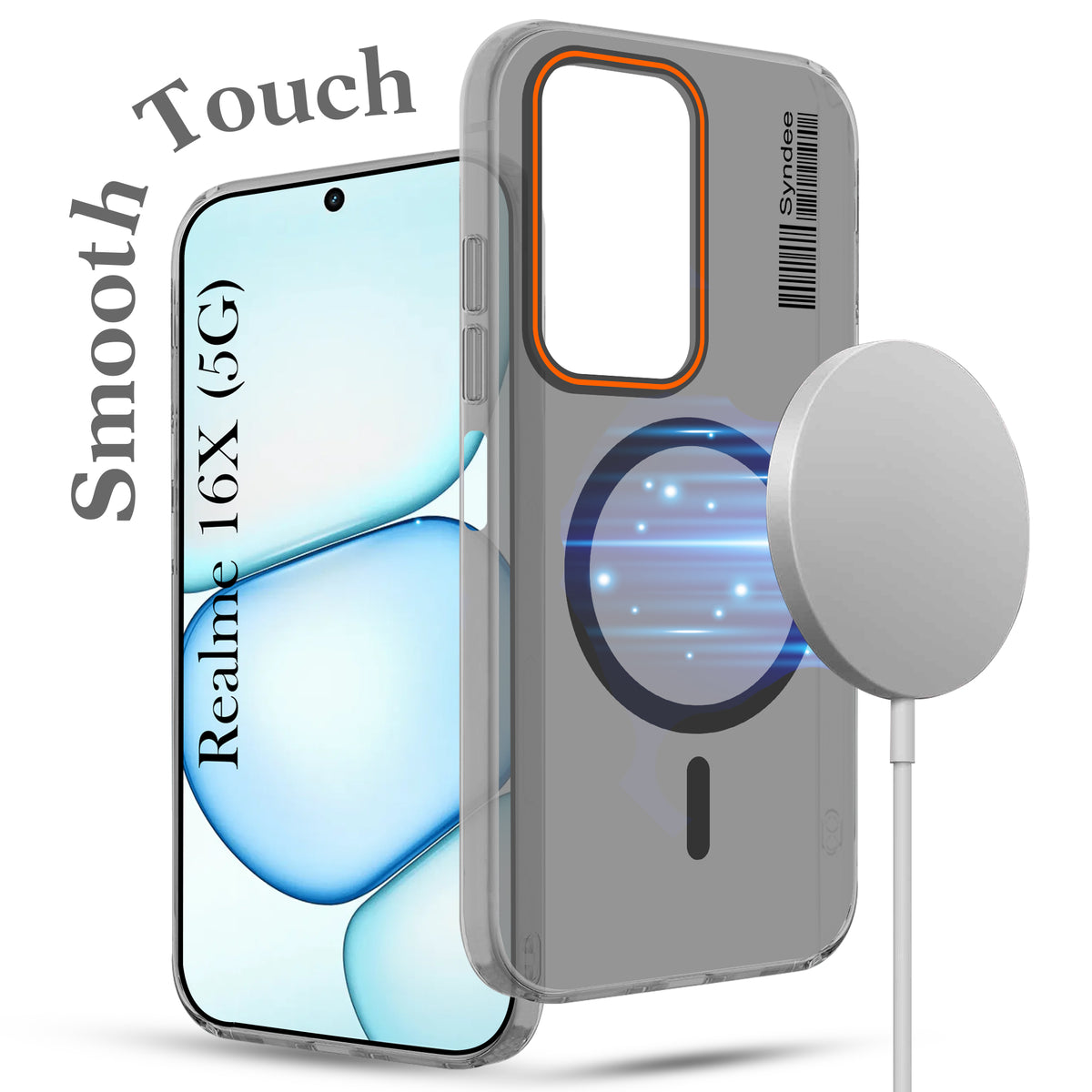 For Realme 16x 5G Back Cover Case (Soft Touch | Camera Bump Protection | MagSafe Compatible | Matte Finish)