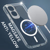 For Vivo T5 Pro 5G Power Back Cover Case Lifetime Anti-Yellow MagSafe Compatible Clear (Sleek Hard Crystal | Shockproof and Camera Protection)