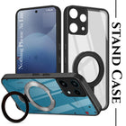 For Nothing Phone 3A Lite Back Cover Case (Kick Stand Ring Holder | Life time Anti Yellow | Camera Protection)