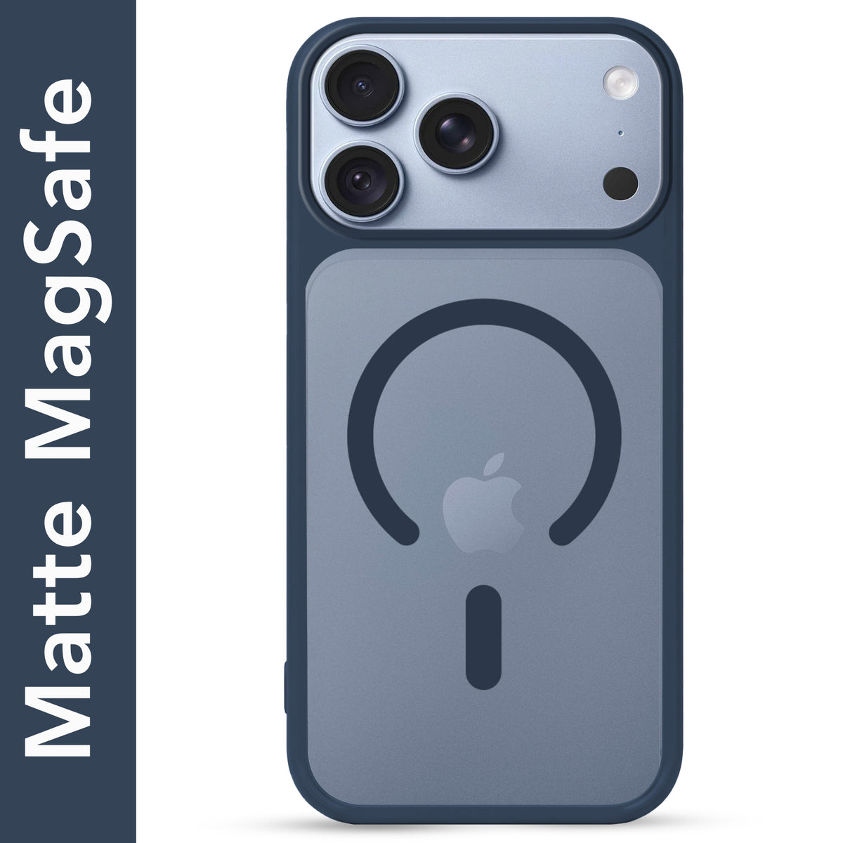For Apple iPhone 18 Pro Matte Finish Back Case Cover (MagSafe Compatible | Translucent Soft Touch | Slim and Unbreakable)
