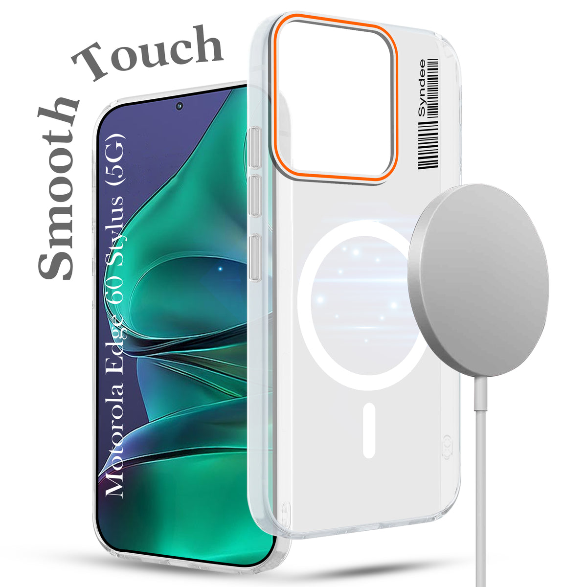 For Motorola Moto Edge 60 Stylus Back Cover Case (Soft Touch | Camera Bump Protection | MagSafe Compatible | Matte Finish)