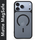 For Apple iPhone 18 Pro Max Matte Finish Back Case Cover (MagSafe Compatible | Translucent Soft Touch | Slim and Unbreakable)