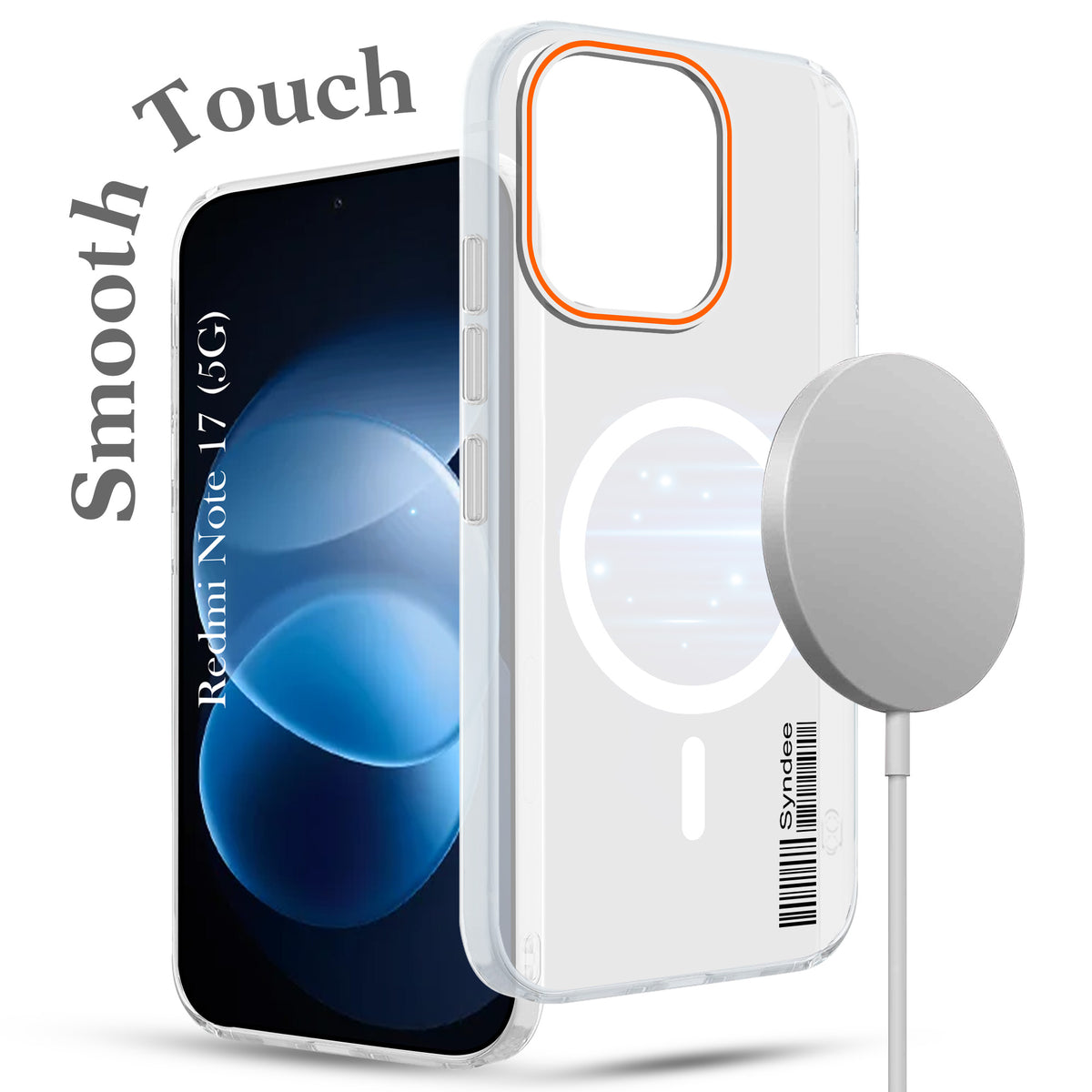 For Redmi Note 17 5G Back Cover Case (Soft Touch | Camera Bump Protection | MagSafe Compatible | Matte Finish)