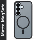 For Samsung Galaxy S26 5G Matte Finish Back Case Cover (MagSafe Compatible | Translucent Soft Touch | Slim and Unbreakable)