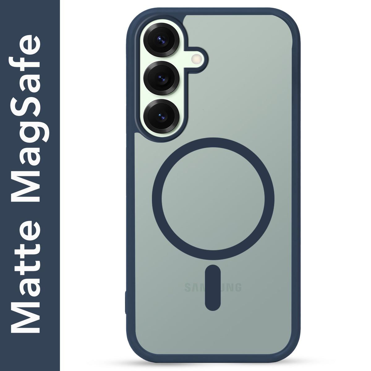 For Samsung Galaxy S25 Plus Matte Finish Back Case Cover (MagSafe Compatible | Translucent Soft Touch | Slim and Unbreakable)