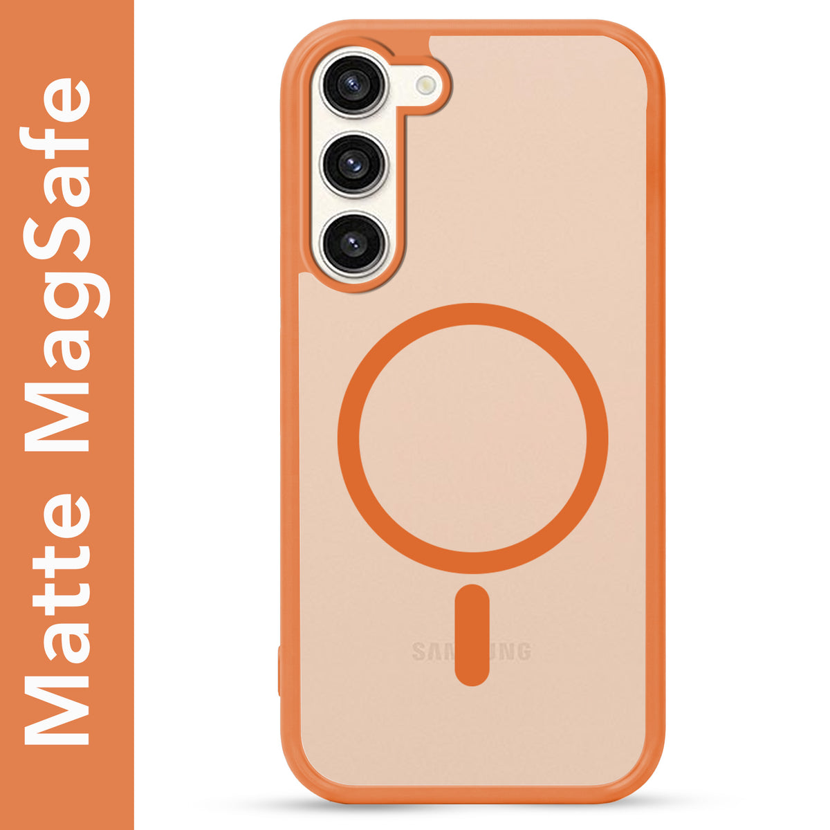 For Samsung Galaxy S23 Plus Matte Finish Back Case Cover (MagSafe Compatible | Translucent Soft Touch | Slim and Unbreakable)