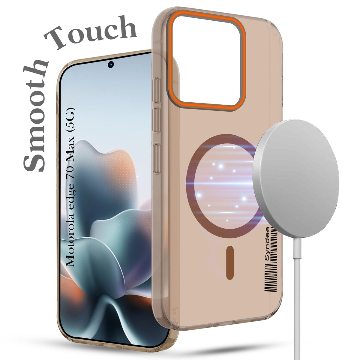 For Motorola Moto Edge 70 Max Back Cover Case (Soft Touch | Camera Bump Protection | MagSafe Compatible | Matte Finish)