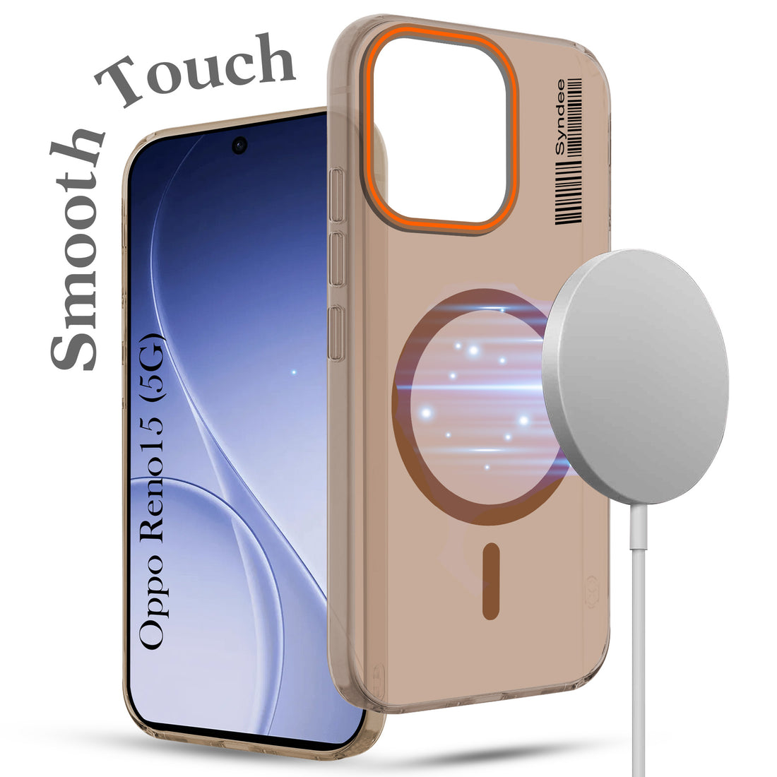For Oppo Reno15 5G | Oppo Reno 15 5G Back Cover Case (Soft Touch | Camera Bump Protection | MagSafe Compatible | Matte Finish)