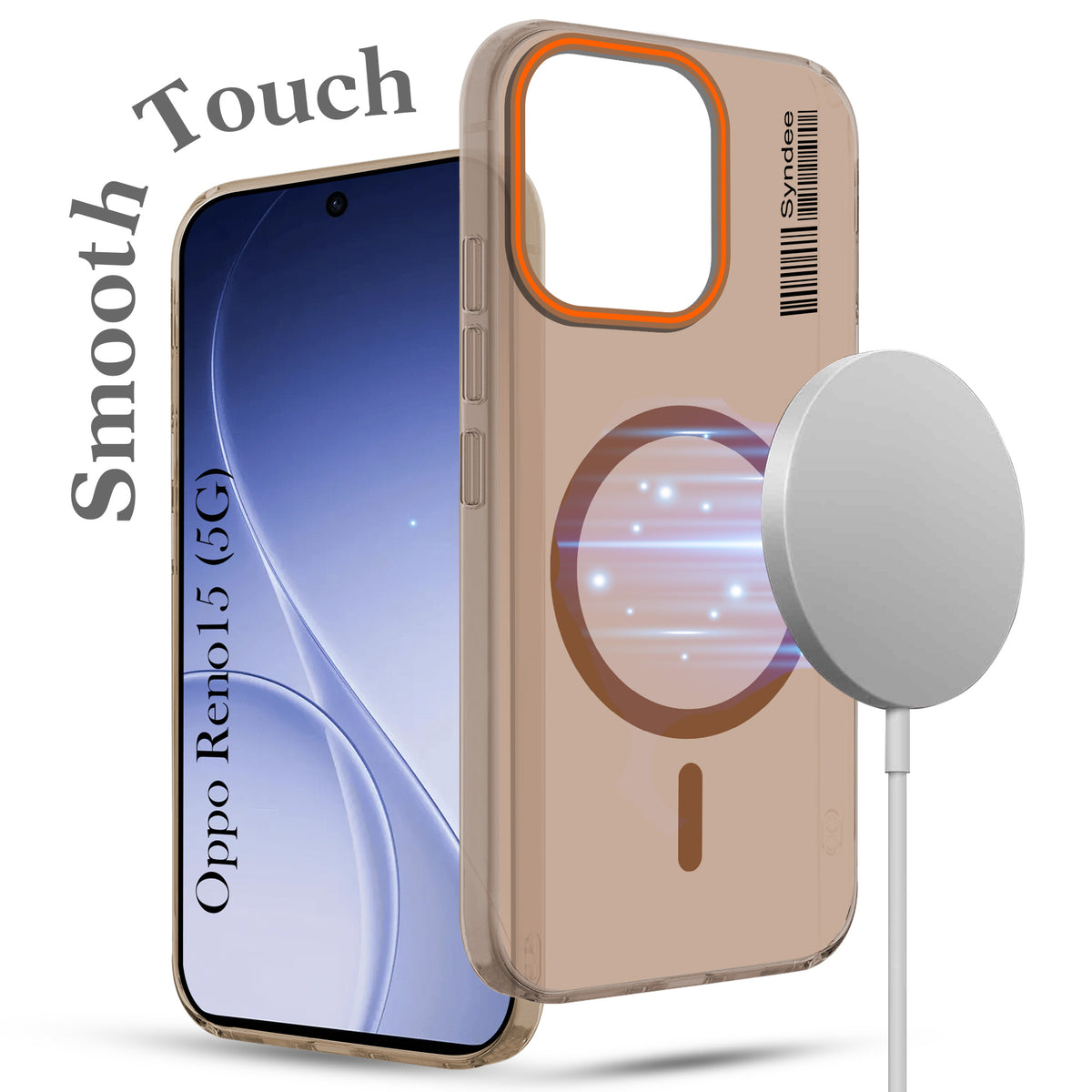 For Oppo Reno15 5G | Oppo Reno 15 5G Back Cover Case (Soft Touch | Camera Bump Protection | MagSafe Compatible | Matte Finish)