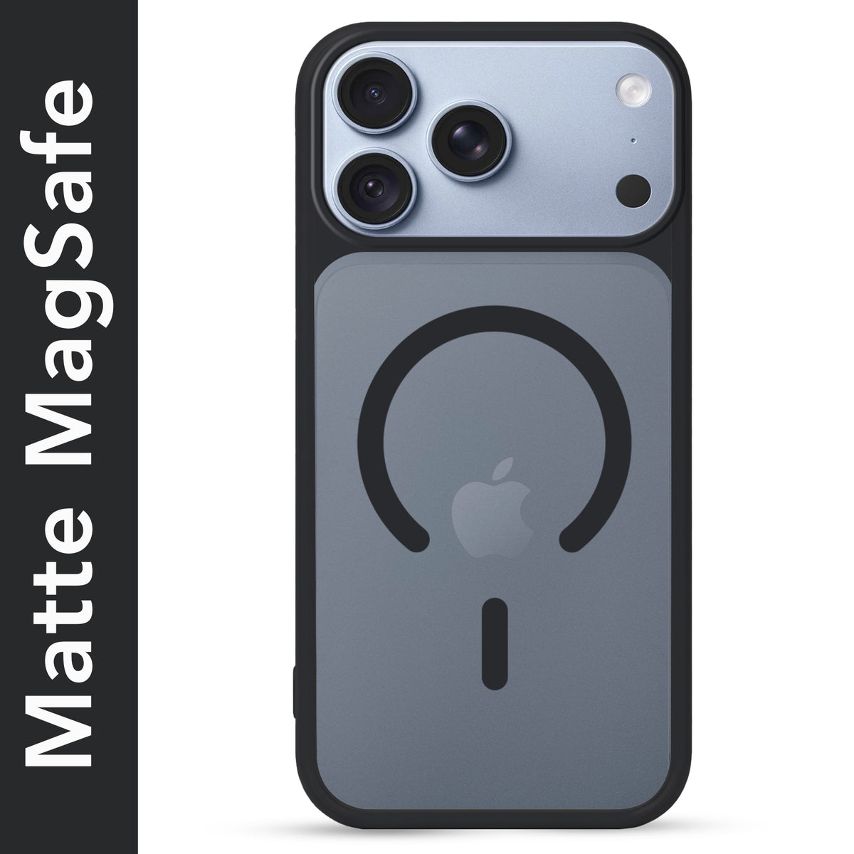For Apple iPhone 18 Pro Matte Finish Back Case Cover (MagSafe Compatible | Translucent Soft Touch | Slim and Unbreakable)