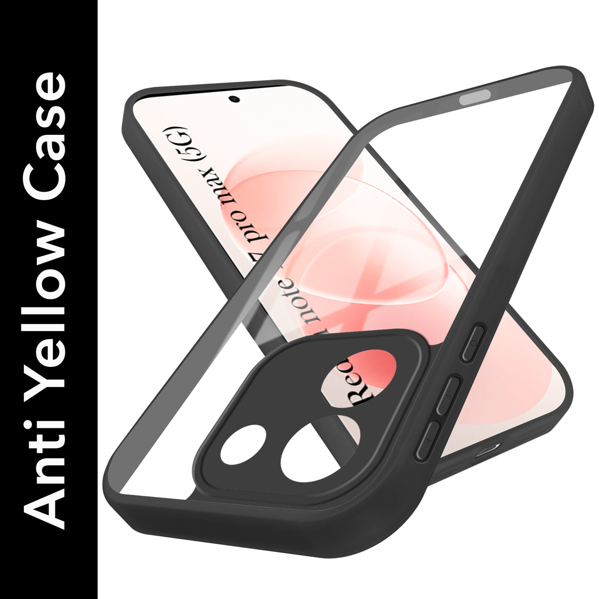 For Redmi Note 17 Pro Max 5G Back Cover Case Ultra-Hybrid (Lifetime Anti Yellow | Anti Scratch | Crystal Clear Shockproof)