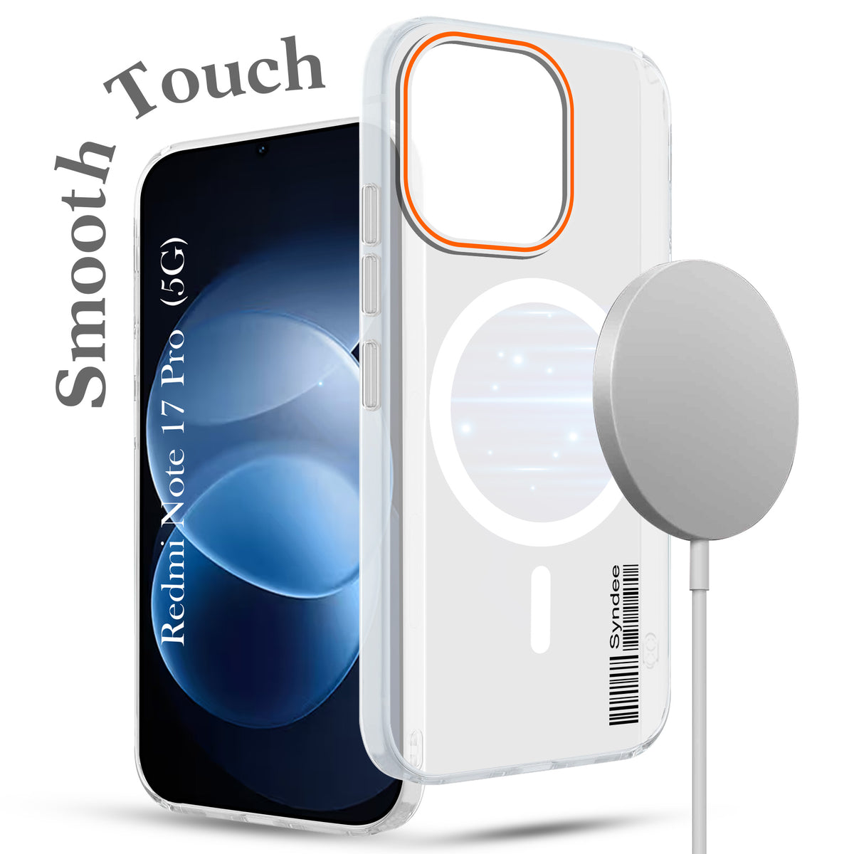For Redmi Note 17 Pro 5G Back Cover Case (Soft Touch | Camera Bump Protection | MagSafe Compatible | Matte Finish)