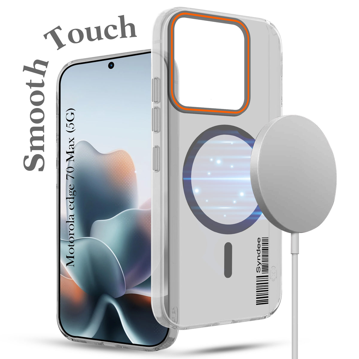 For Motorola Moto Edge 70 Max Back Cover Case (Soft Touch | Camera Bump Protection | MagSafe Compatible | Matte Finish)
