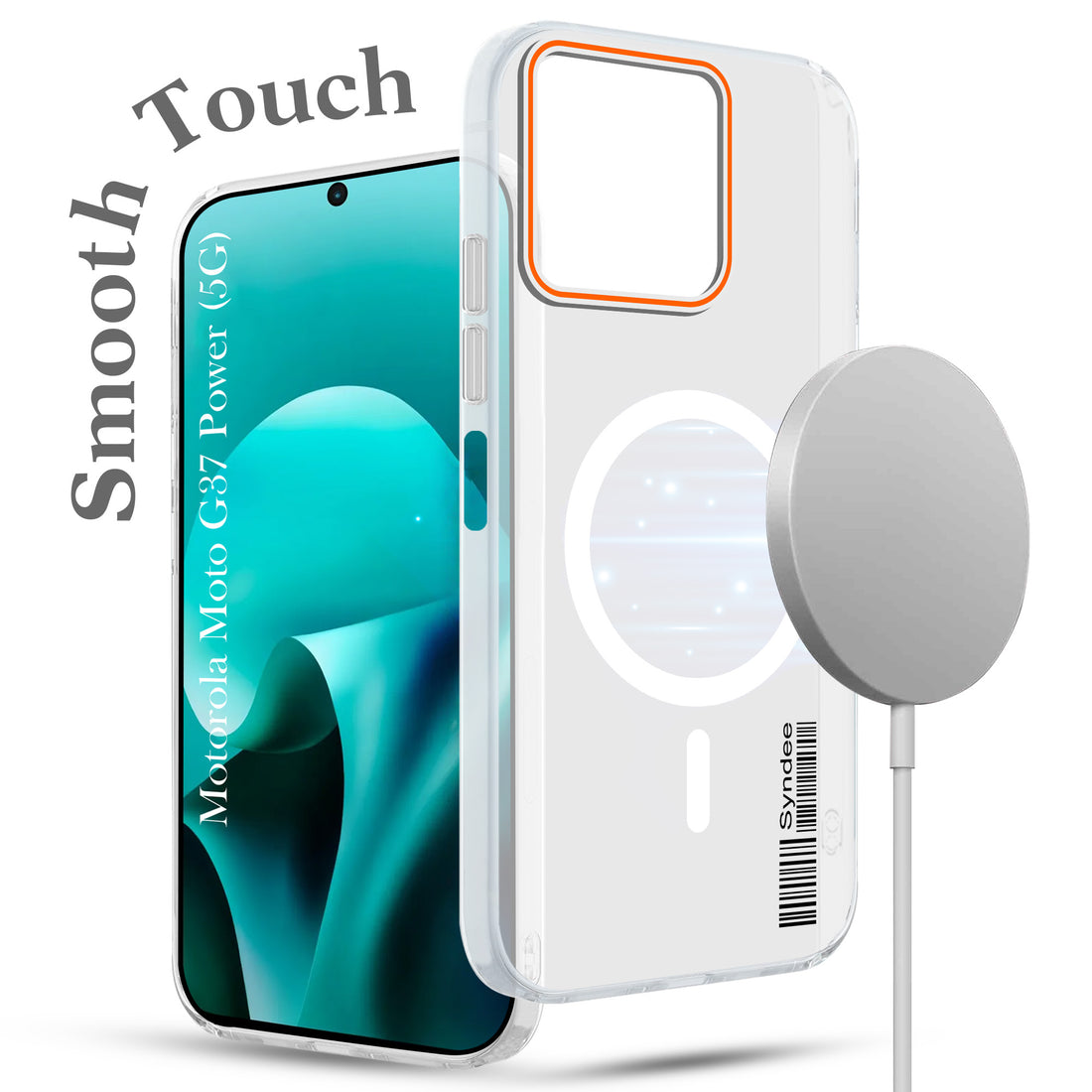 For Motorola Moto G37 Power Back Cover Case (Soft Touch | Camera Bump Protection | MagSafe Compatible | Matte Finish)