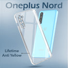 For Oneplus Nord 5G Back Cover Case (Hard Anti Yellow Clear Case | Sleek Hard Crystal Clear | Drop & Camera Protection | Shockproof Polycarbonate)