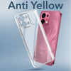 For Oppo F31 5G | Oppo F33 5G Back Cover Case Lifetime Anti-Yellow Clear (Sleek Hard Crystal | Shockproof and Camera Protection)