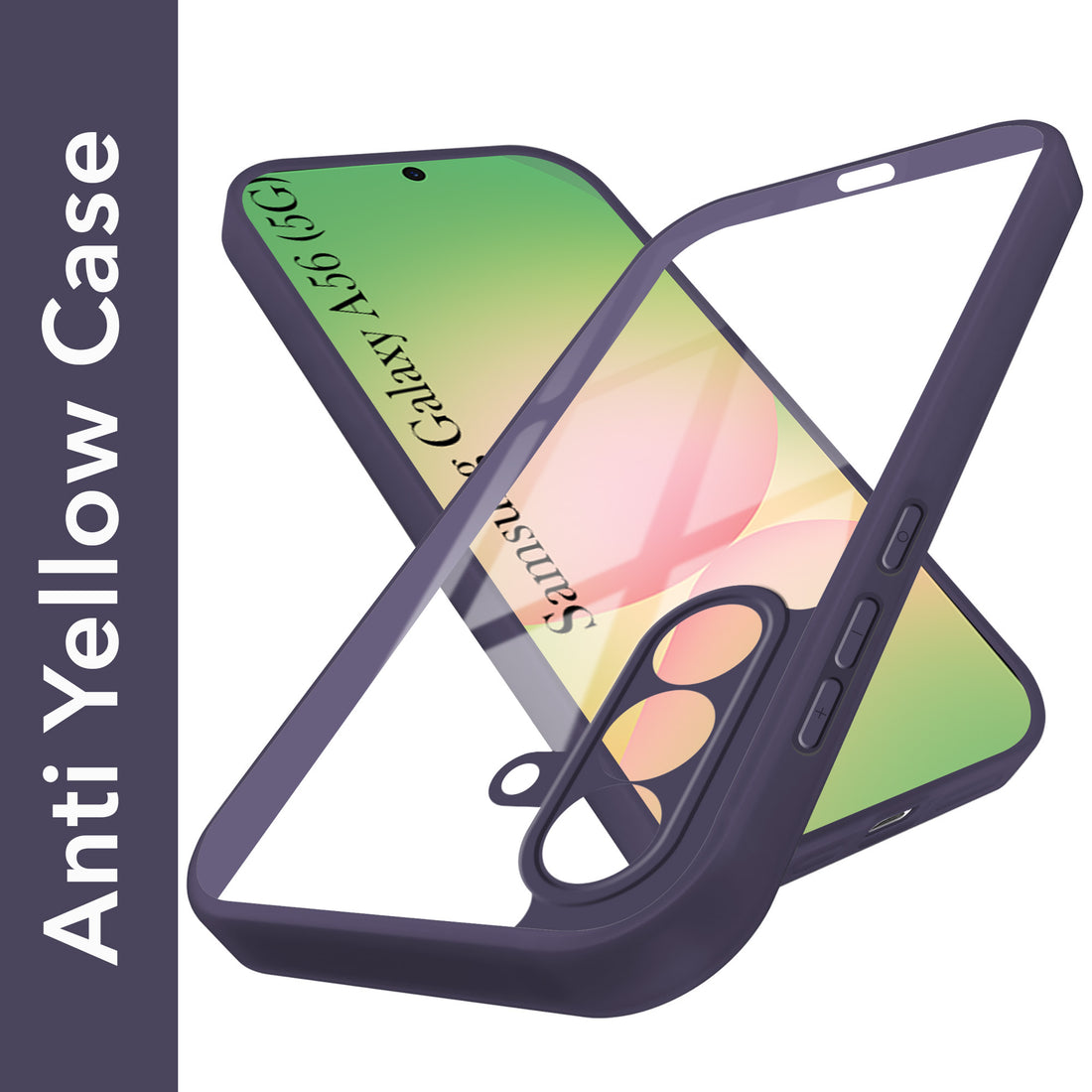 For Samsung Galaxy A56 Back Cover Case (Lifetime Anti Yellow | Anti Scratch | Crystal Clear Shockproof)