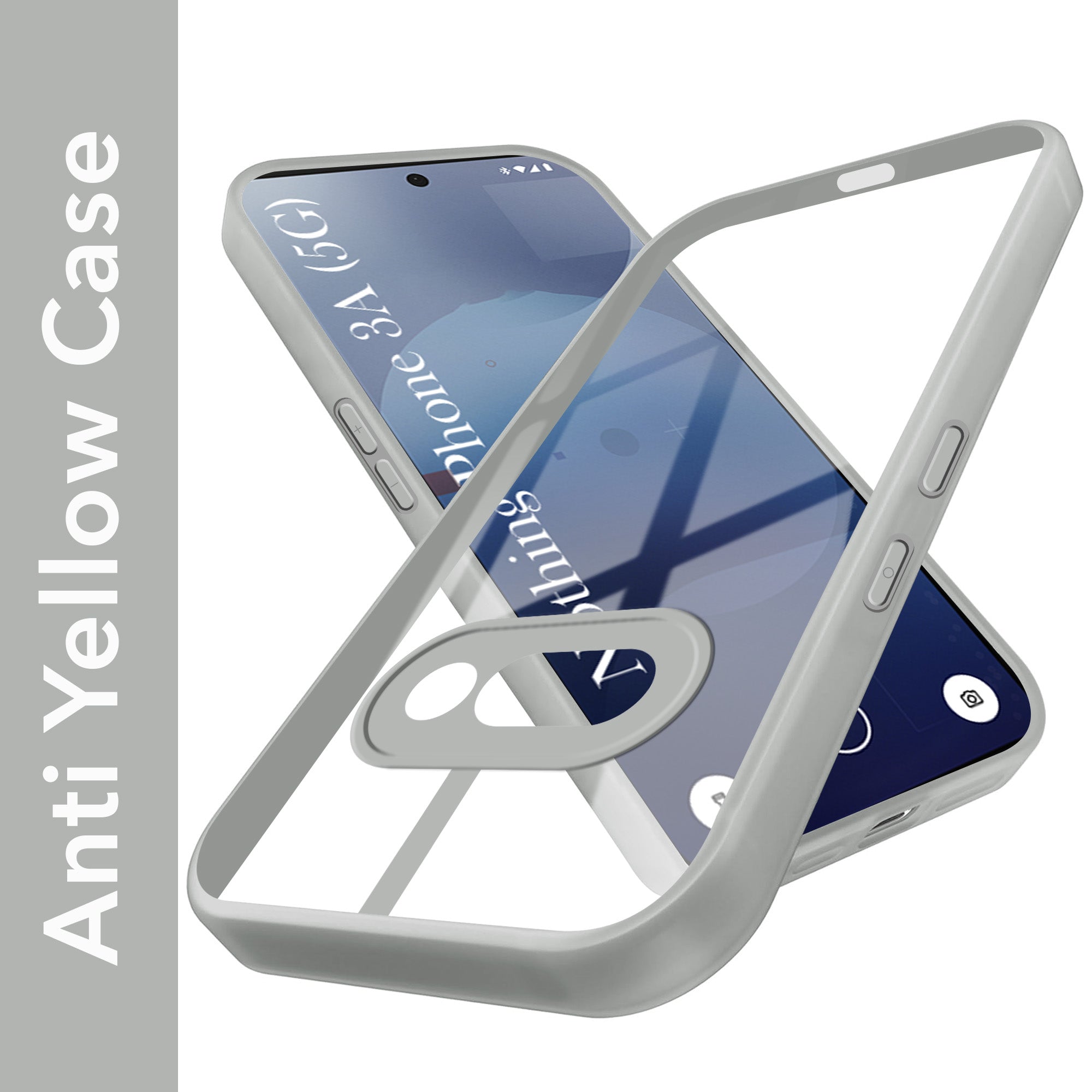 For Nothing Phone 3A Back Cover Case (Lifetime Anti Yellow | Anti Scratch | Crystal Clear Shockproof)