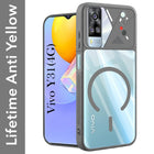 For Vivo Y31 (2021) Back Cover Case Lifetime Anti-Yellow Clear (Camera Protection | Side Grip | Wireless MagSafe Compatible)