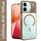 For Vivo Y31T 5G Back Cover Case Lifetime Anti-Yellow Clear (Camera Protection | Side Grip | Wireless MagSafe Compatible)