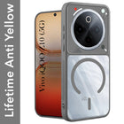 For Vivo iQOO Z10 Back Cover Case Lifetime Anti-Yellow Clear (Camera Protection | Side Grip | Wireless MagSafe Compatible)