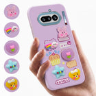 For Nothing Phone 4A 5G Back Cover Case (3D Cute Cartoons | Hard Back Side Soft | Matte Premium Finish | HD Printing)