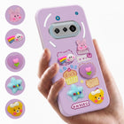For Nothing Phone 3A 5G Back Cover Case (3D Cute Cartoons | Hard Back Side Soft | Matte Premium Finish | HD Printing)
