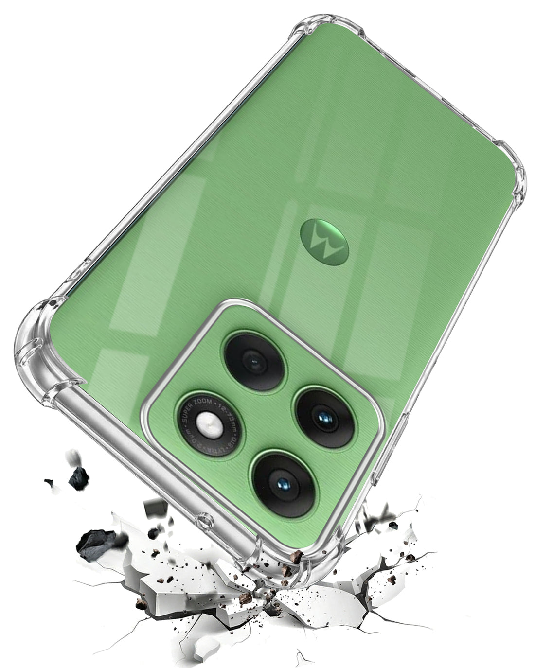 For Motorola Moto Edge 60 Back Cover ( Drop & Camera Protection | Hard Polycarbonate)