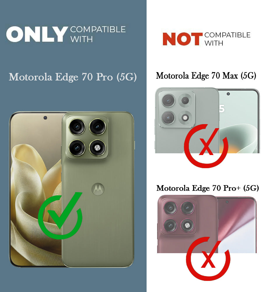 For Motorola Moto Edge 70 Pro Back Cover Case Liquid Silicone (Camera Protection | Side Grip Texture | Soft and Flexible)