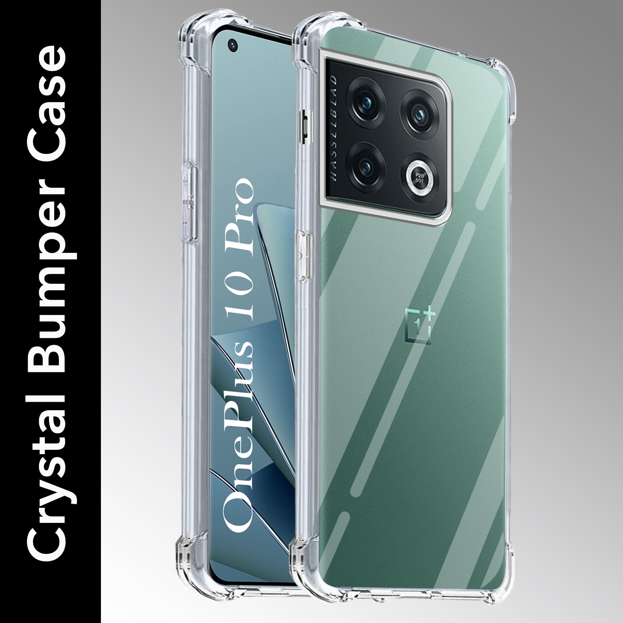 For OnePlus 10 Pro Back Cover (Shockproof Crystal Clear  Case |  Drop & Camera Protection | Hard Polycarbonate)