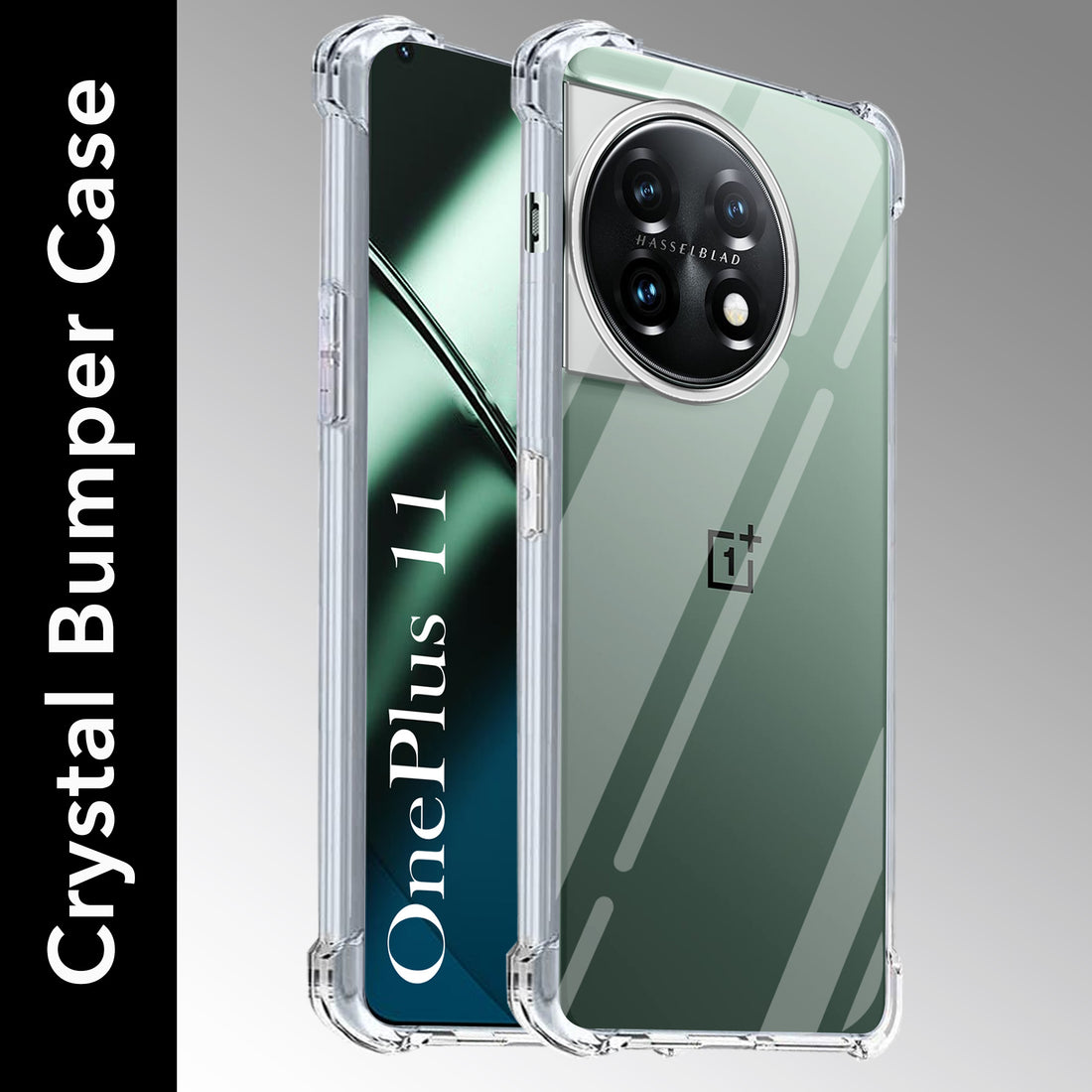 For OnePlus 11 5G Back Cover ( Shockproof Crystal Clear | Drop & Camera Protection | Hard Polycarbonate)