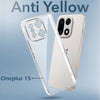 For OnePlus 15 5G Back Cover Case Lifetime Anti-Yellow Clear (Sleek Hard Crystal | Shockproof and Camera Protection)