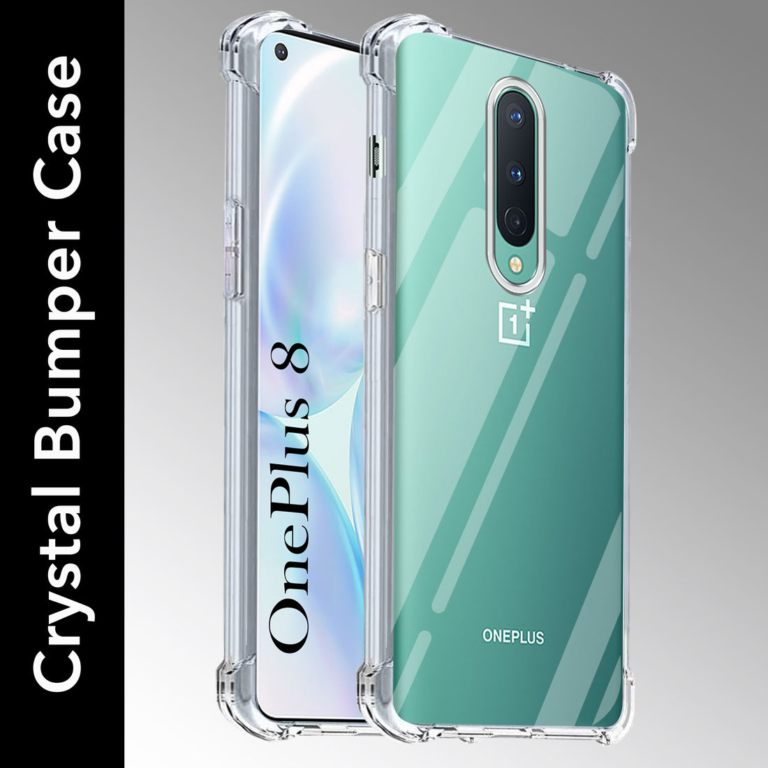 For OnePlus 8 Back Cover (Shockproof Crystal Clear Case |  Drop & Camera Protection | Hard Polycarbonate)