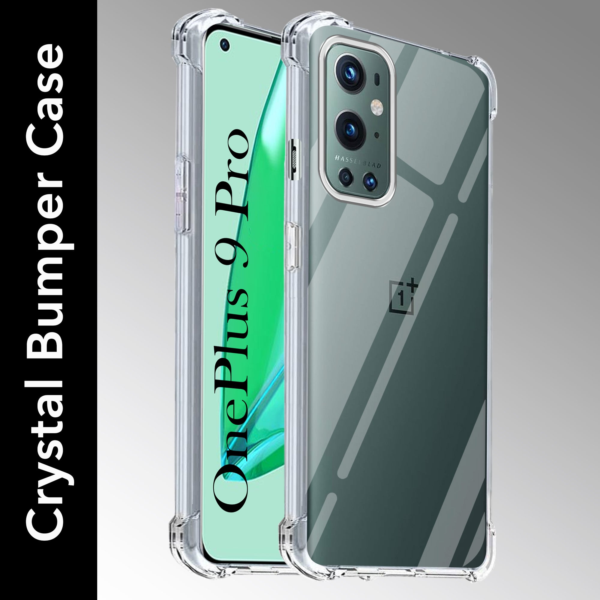 For OnePlus 9 Pro Back Cover (Shockproof Crystal Clear |  Drop & Camera Protection | Hard Polycarbonate)