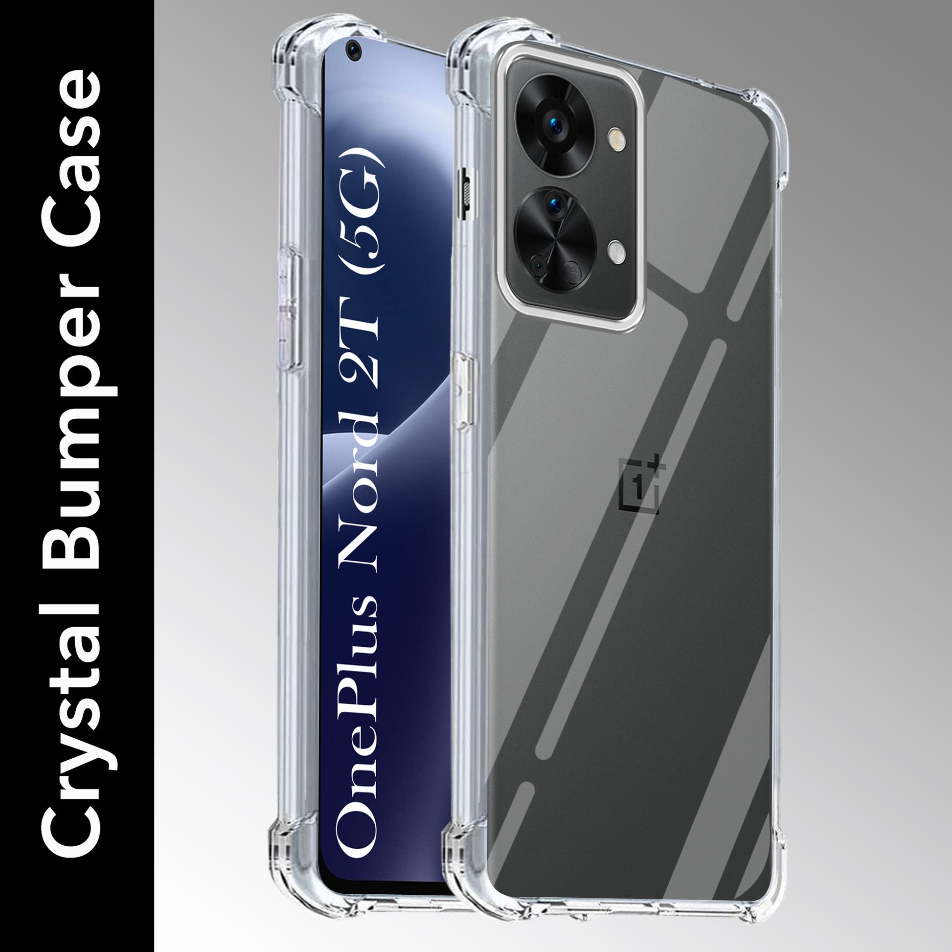 Oprimio Custodia Cristallina per OnePlus Nord 2 [Custodia in Silicone] [100% Trasparente] [Materiale Tedesco] Custodia Ultra Sottile Trasparente per Telefono OnePlus Nord 2 5G