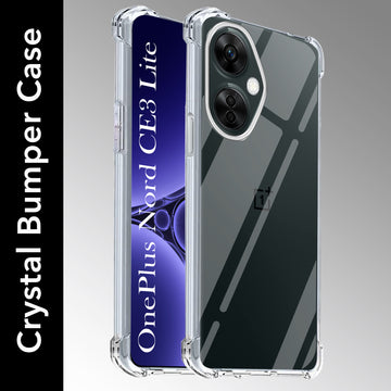 For OnePlus Nord CE 3 Lite Back Cover ( Shockproof Crystal Clear Case | Drop & Camera Protection | Hard Polycarbonate)