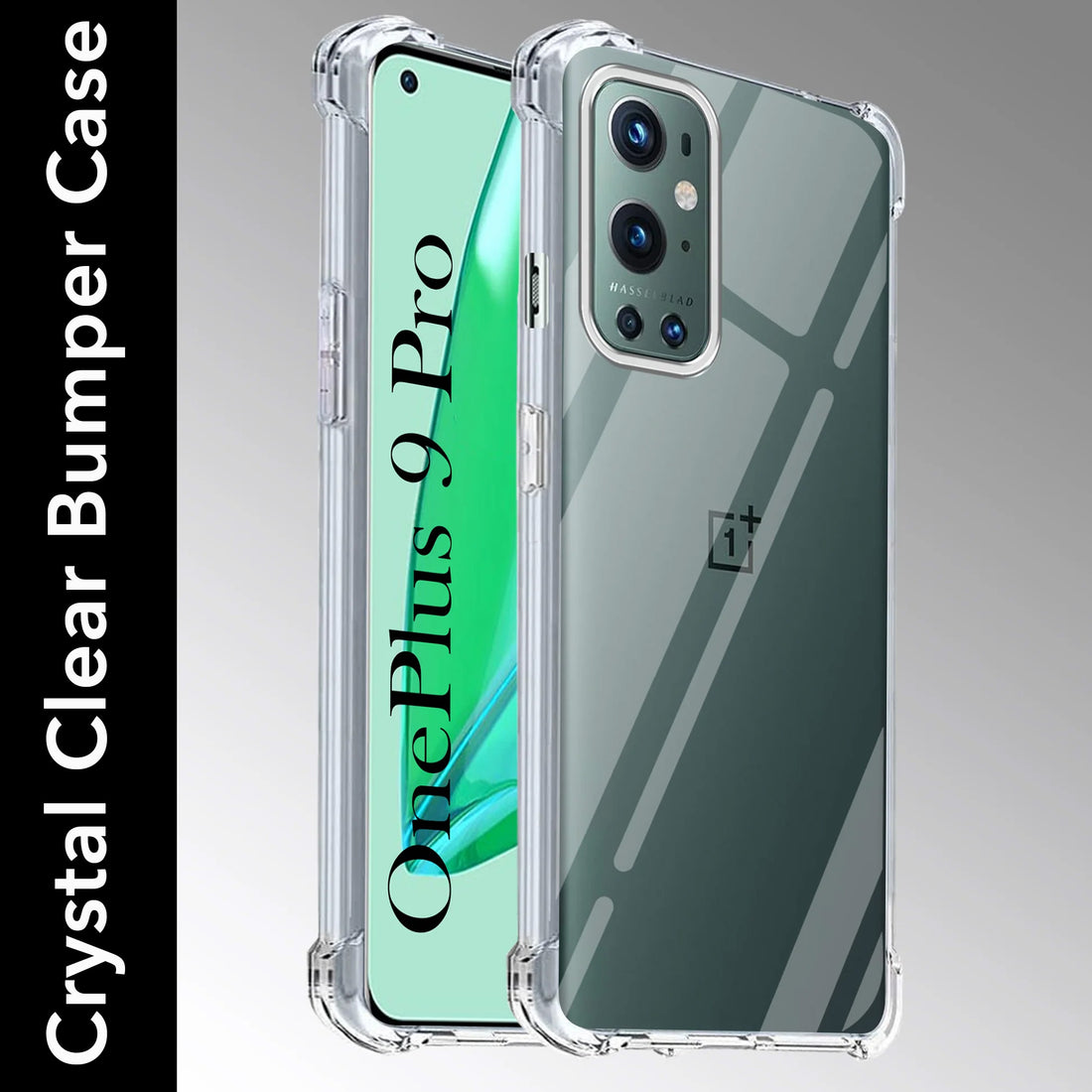For OnePlus 9 Pro Back Cover (Shockproof Crystal Clear |  Drop & Camera Protection | Hard Polycarbonate)