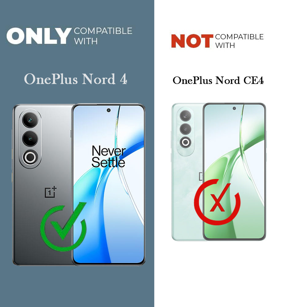 For Oneplus Nord 4 Back Cover Case (Matte Finish Silicone with Inside Fiber Cloth |Black)