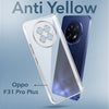 For Oppo F31 Pro Plus Back Cover Case Lifetime Anti-Yellow Clear (Sleek Hard Crystal | Shockproof and Camera Protection)