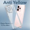 For Oppo Reno15 Pro Mini 5G | Oppo Reno 15 Pro Mini 5G Back Cover Case Lifetime Anti-Yellow Clear (Sleek Hard Crystal | Shockproof and Camera Protection)