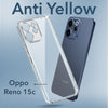 For Oppo Reno 15c Lifetime Anti-Yellow Clear Back Cover Case (Sleek Hard Crystal | Shockproof and Camera Protection)