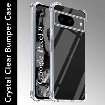 For Google Pixel 8 Back Cover (Shockproof Crystal Clear  Case |  Drop & Camera Protection | Hard Polycarbonate)