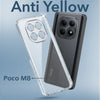 For Poco M8 5G Back Cover Case Lifetime Anti-Yellow Clear (Sleek Hard Crystal | Shockproof and Camera Protection)